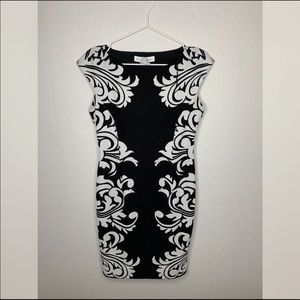 Maggy London black and white dress